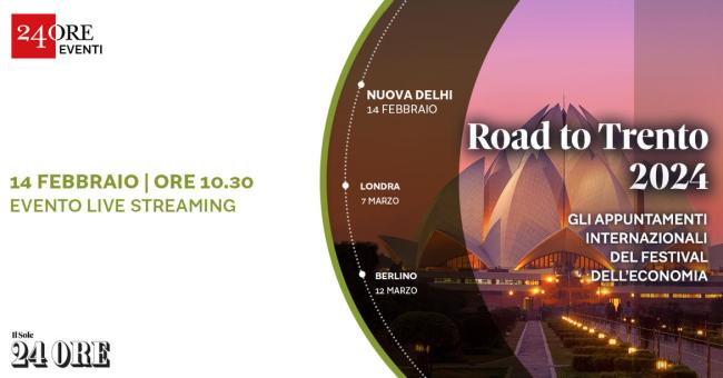 Evento Road To Trento 2024 - Nuova Dehli 14 febbraio 2024